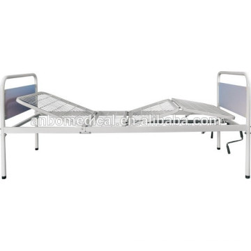 Doble manivelas plegables con acero weldmesh cama cama de hospital bordo